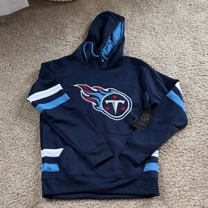 NFL Navy and Light Blue Titans Hoodie